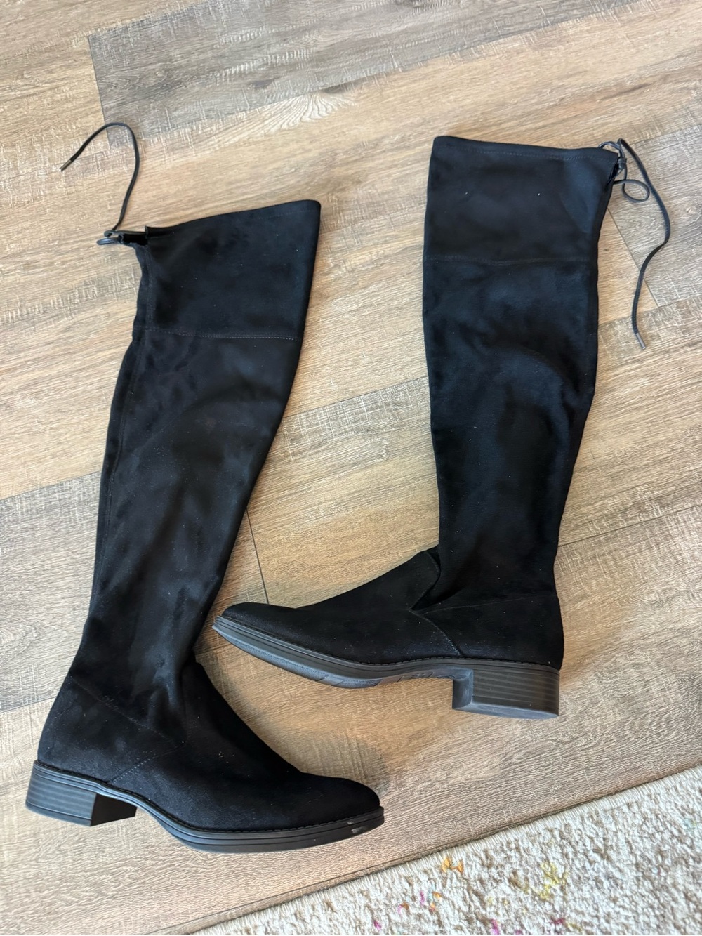 Sam Edelman “Circus”  Over The Knee- Black Suede Boots Size 9